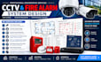 cctv and fire alarm systems with detailed plans