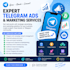 fix telegram ads issues, fix bot channel telegram ads, forex promotion