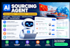 build ai agent that sources from china and places orders