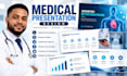 design medical presentation, healthcare powerpoint and research slides