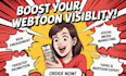promote your webcomic, webtoon promotion, tapas, manga, comic