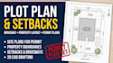 draw a plot plan with setbacks and driveway for permit fast