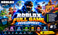 build roblox full game development, game creation, roblox game, game development