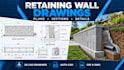 create retaining wall drawings in autocad