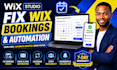 fix wix bookings calendar, fix wix automation workflow and scheduling errors