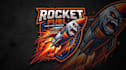 do aggressive rocket mascot logo for company