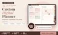 design responsive etsy hyperlinked planner, etsy digital planner