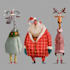 create cute and unique christmas character designs