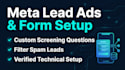 set up meta lead ads with qualification forms and make automation