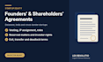 draft your startup founders agreement or shareholders agreement