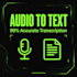 transcribe audio to text and edit ai transcript accurately