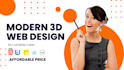3d modern web design