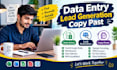 do targeted lead generation, data entry and web research