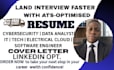 deliver faang, tech, IT, cybersecurity, software, sales and engineering resumes