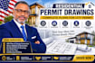 create residential building permit as a civil engineer