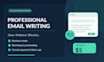 write and rewrite professional emails in italian