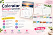 design printable monthly and yearly calendars