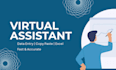 do data entry, web research and virtual assistant work