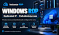 provide windows rdp with a dedicated IP with monthly renewal