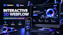 integrate interactive spline 3d animation into your webflow website