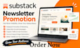 substack account promotion substack newsletter substack subscribers growth