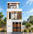 created 3d house exterior design and 3d front elevation