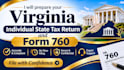 prepare your virginia individual state tax return and form 760