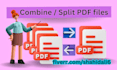 combine multiple PDF file into single or split into more