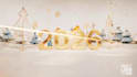 make a beautiful glittering happy new year video