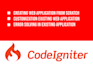 develop or customize codeigniter application