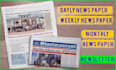 design professional advertorial newspaper layout in indesign
