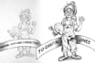 design digital sketch and line art illustration