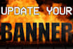 make you a customized twitter or youtube background image