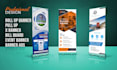 design a roll up banner, pull up, event banner, banner ads