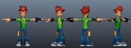 do character rig and animations