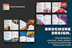 design professional bi fold and tri fold brochures