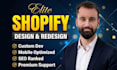 design shopify store, shopify website, shopify dropshipping store