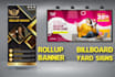 design banners, yard sign and billboards