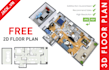 create professional 2d, 3d floor plan