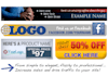 create stylish, professional, effective banner ads