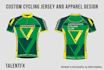design stylish cycling jersey and apparels