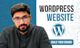 create a wordpress website for you