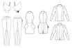 draw fashion technical cad drawing
