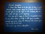 write a beautiful unique handwritten letter for you