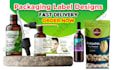 design bottle label and packaging for your product