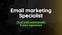 work as your email marketing assistant