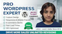 create  a professional  wordpress website