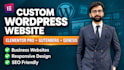 create a professional wordpress website using gutenberg, elementor and genesis