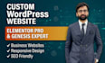 create a responsive wordpress website with elementor and genesis framework