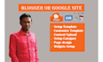 make a professional  blogspot blogger website or google site